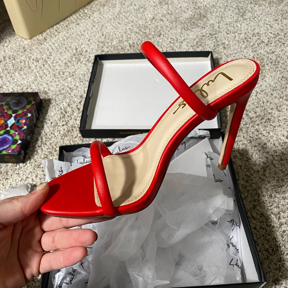 Lulus Theyaa Red Heel